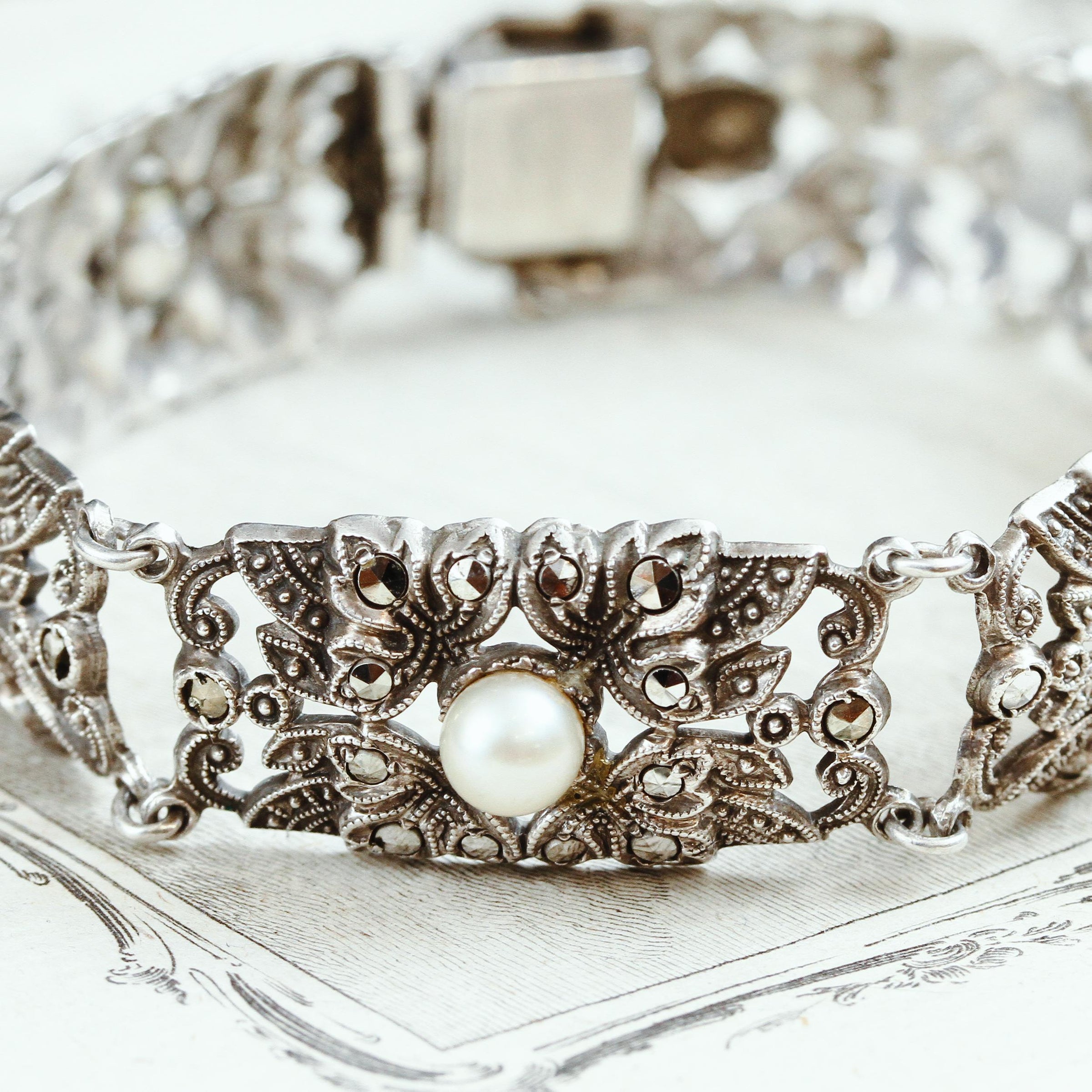 Vintage marcasite sale