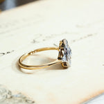 Luxe Lovely Art Deco Diamond Cluster Ring