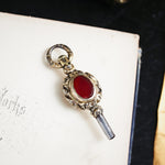 Antique Georgian Carnelian Fob Watch Key