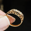 Exquisite Antique Diamond Five Stone Ring