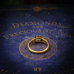 Captivating Antique Cushion-cut Diamond Solitaire Engagement Ring