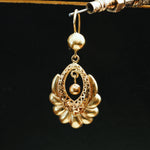 Fabuloso Vintage 18ct Gold Drop Earrings