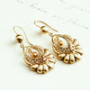 Vintage 18ct Gold Drop Earrings