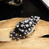 Oh Glittering Rhapsody!! Antique French Diamond Brooch/Pendant