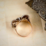 Extravagantly Glamorous Bling!! Vintage 1940's Diamond Cocktail Ring