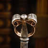 Extravagantly Glamorous Bling!! Vintage 1940's Diamond Cocktail Ring