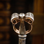 Extravagantly Glamorous Bling!! Vintage 1940's Diamond Cocktail Ring