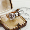Extravagantly Glamorous Bling!! Vintage 1940's Diamond Cocktail Ring