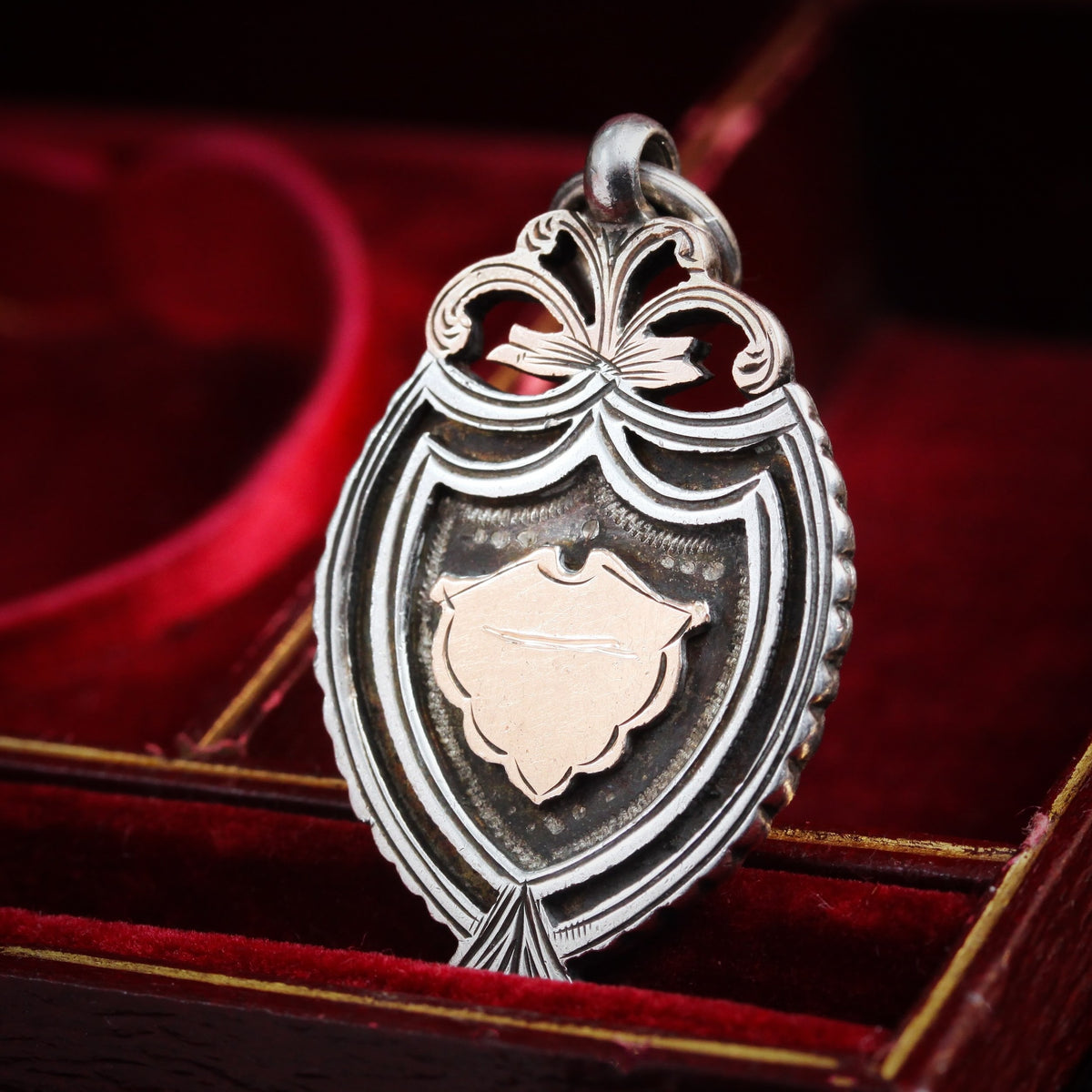 Date 1913 9ct Gold & Silver Medal Ready for Hand Engraving