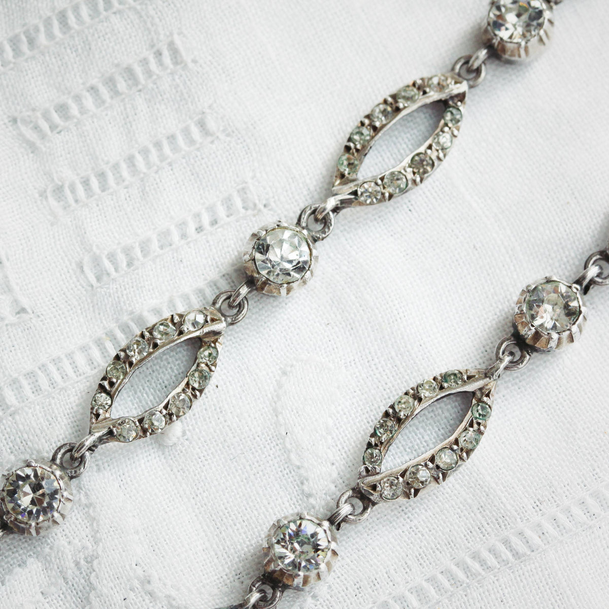 Vintage French Georgian Style Paste Necklace