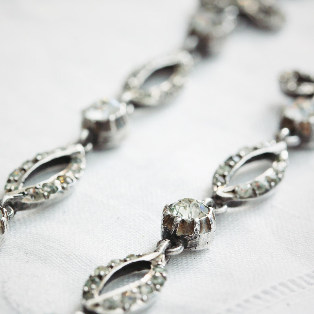 Vintage French Georgian Style Paste Necklace