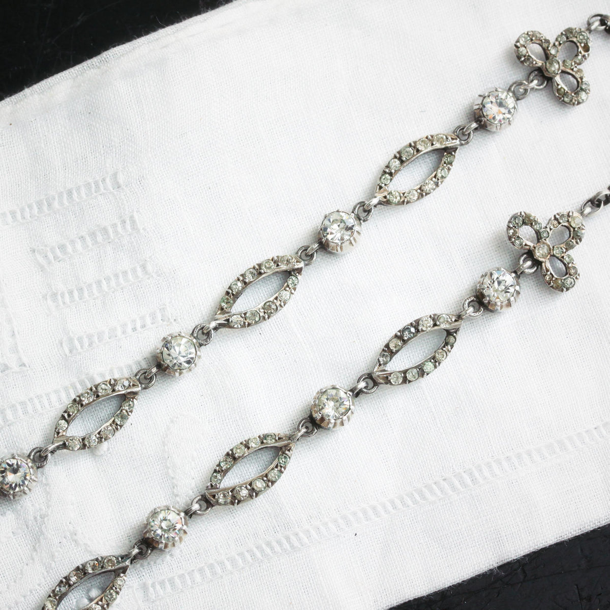 Vintage French Georgian Style Paste Necklace