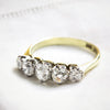 Effervescent Vintage 1.80ct Hand Cut Diamond Ring