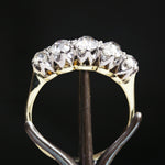Effervescent Vintage 1.80ct Hand Cut Diamond Ring