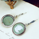 Vintage Wedgewood Jasperware Portrait Earrings]