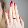 Antique Victorian Almandine Garnet Ring