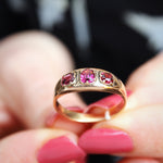 Antique Victorian Almandine Garnet Ring
