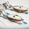 Fabulous! Exotic Vintage Oriental Style Earrings