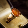 Heroic Antique Carnelian Intaglio Ring