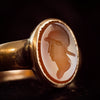 Heroic Antique Carnelian Intaglio Ring