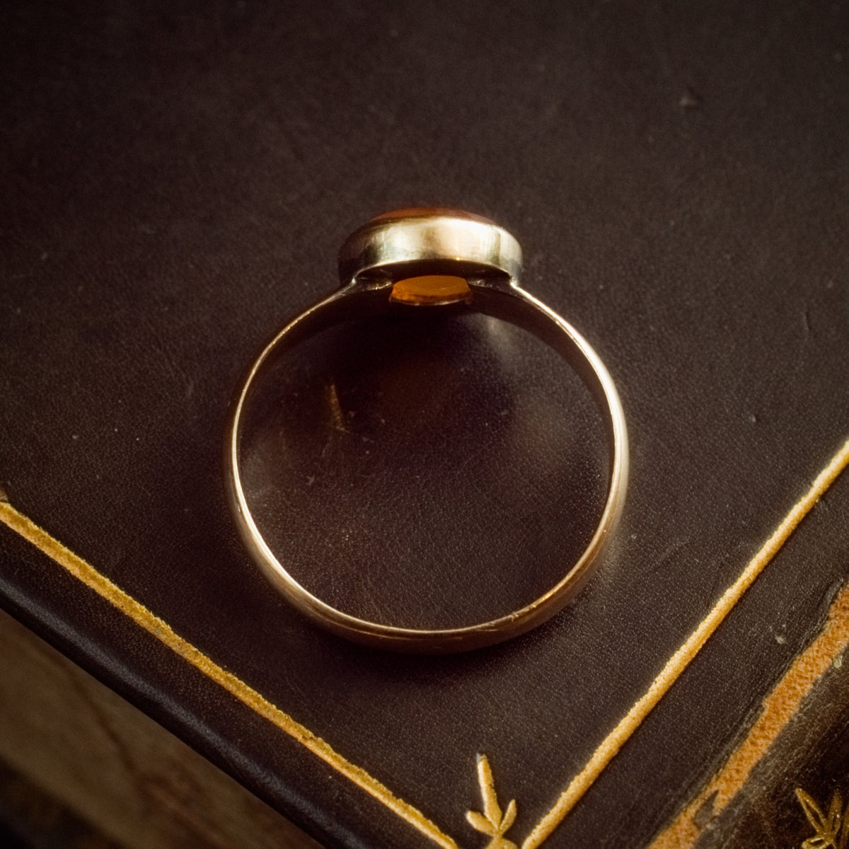 Heroic Antique Carnelian Intaglio Ring