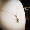 Quintessentially Art Deco Diamond Drop Pendant