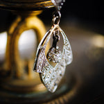 Quintessentially Art Deco Diamond Drop Pendant