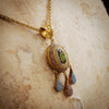 Antique Victorian Micro Mosaic Beetle Pendant