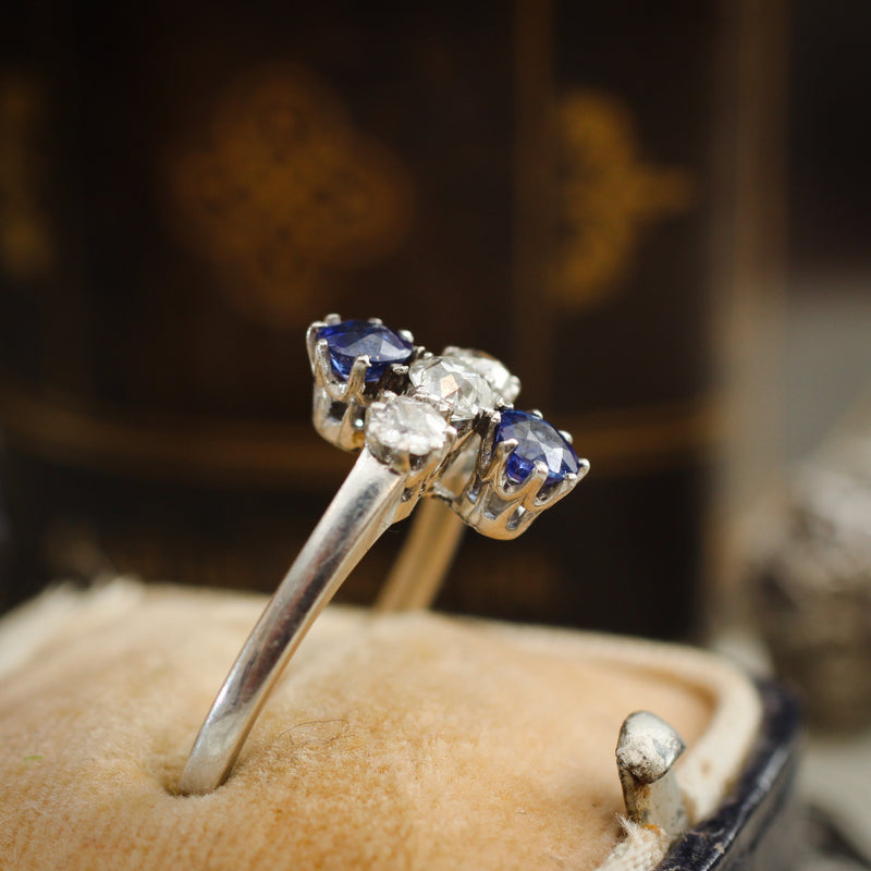 Tula Ring | 1.13 Carat Montana Sapphire & Diamond Ring – Altana Marie