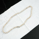 Rare Antique Hand Blown Glass Pearl Necklace