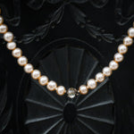 Rare Antique Hand Blown Glass Pearl Necklace