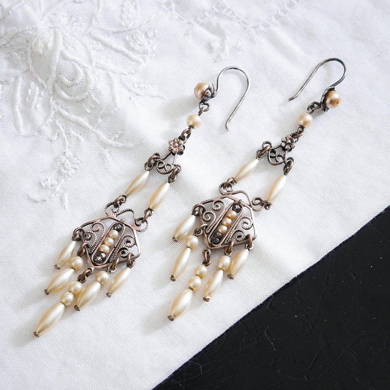 A Scarce Pair of Louis Rousselet Drop Earrings