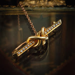 Antique Victorian 15ct Knot Brooch
