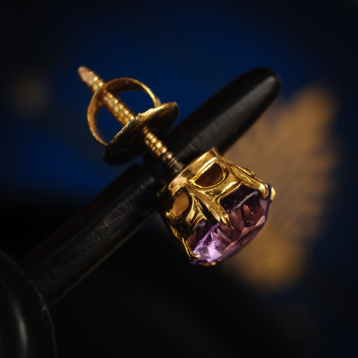 Vintage Russian Alexandrite Earrings