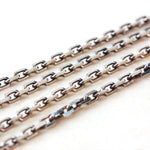 Vintage Hand Made Anchor Link Silver Chain