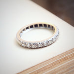 18ct White Gold Diamond Half Eternity Band