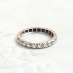 18ct White Gold Diamond Half Eternity Band