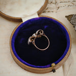 Extravagantly Glamorous Bling!! Vintage 1940's Diamond Cocktail Ring