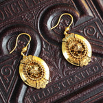 Etruscan Inspired Victorian 15ct Gold Earrings