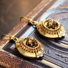 Etruscan Inspired Victorian 15ct Gold Earrings