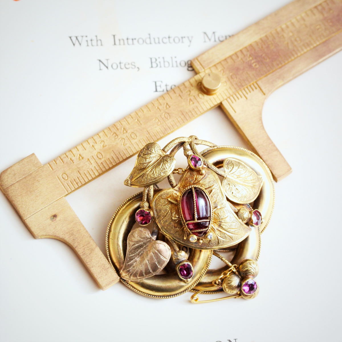 Circa 1860 Most Exquisite Antique Victorian Brooch