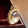 Date 1915 9ct Gold Citrine Swivel Fob