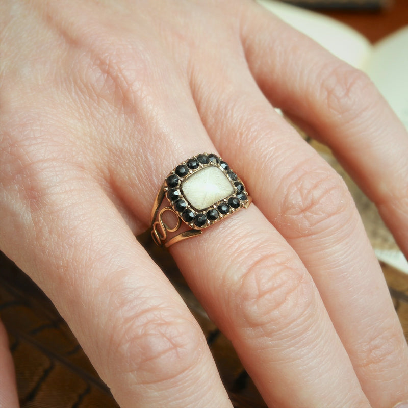 Once Precious Antique Georgian Mourning Ring