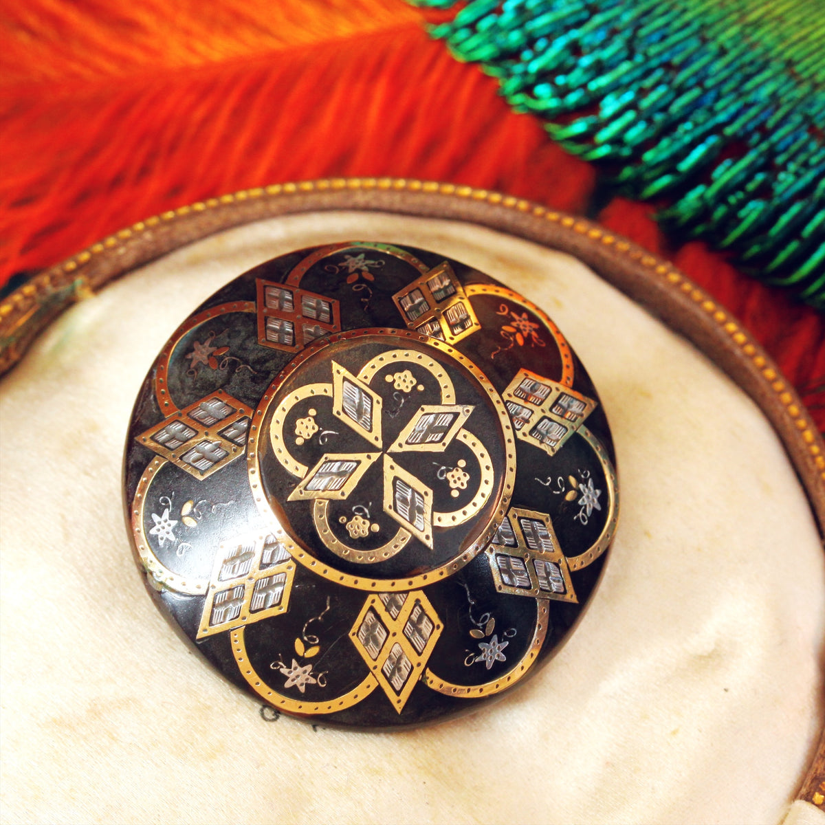 Antique Victorian Pique Brooch