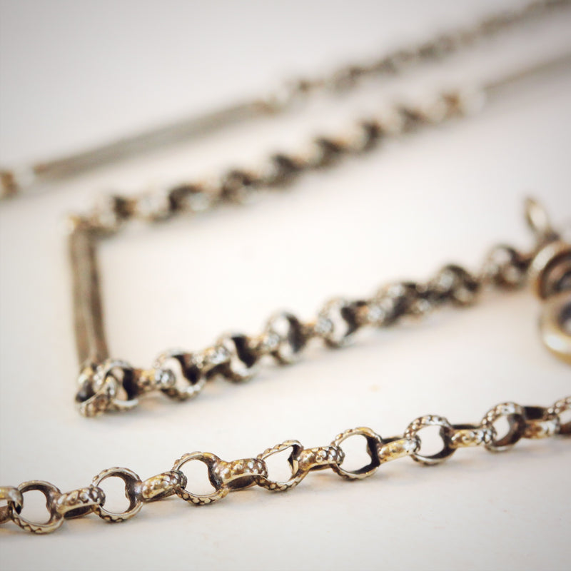Antique Early Victorian Base Longuard Chain