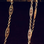 Antique French 18ct Gold Longuard Chain