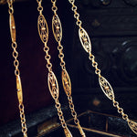 Antique French 18ct Gold Longuard Chain