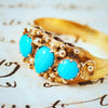 Fine Antique Mid Victorian Persian Turquoise Ring