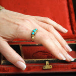 Fine Antique Mid Victorian Persian Turquoise Ring