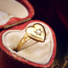 Antique Date 1921 Be My Loveheart Ring